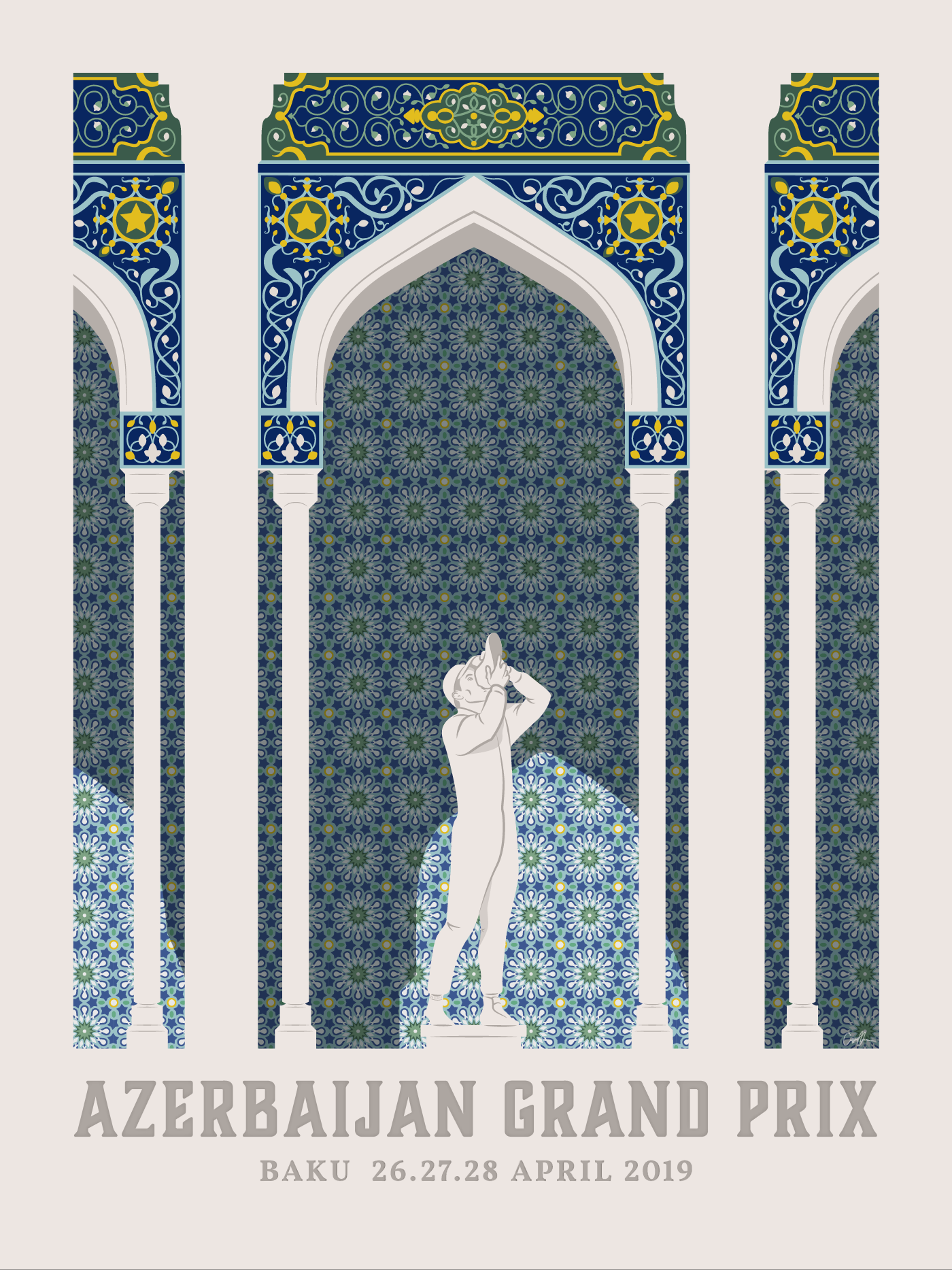 F1 Azerbaijan GP poster